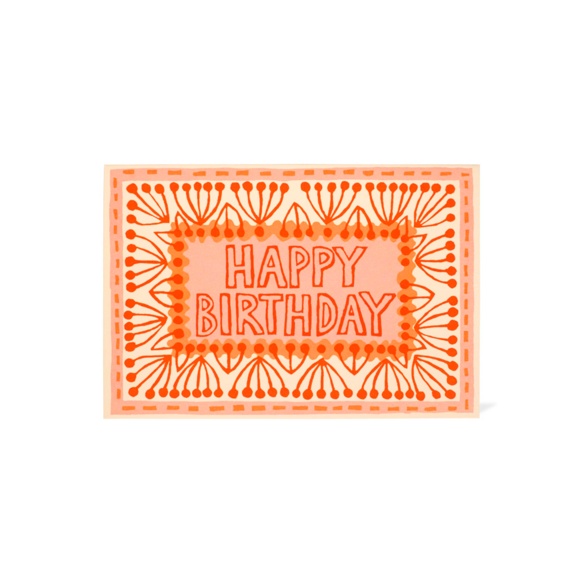 Card - Happy Birthday Neon